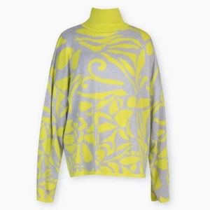 TANYA TAYLOR oversized knit sweater wool  XS